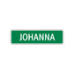 Johanna Street Sign Plate