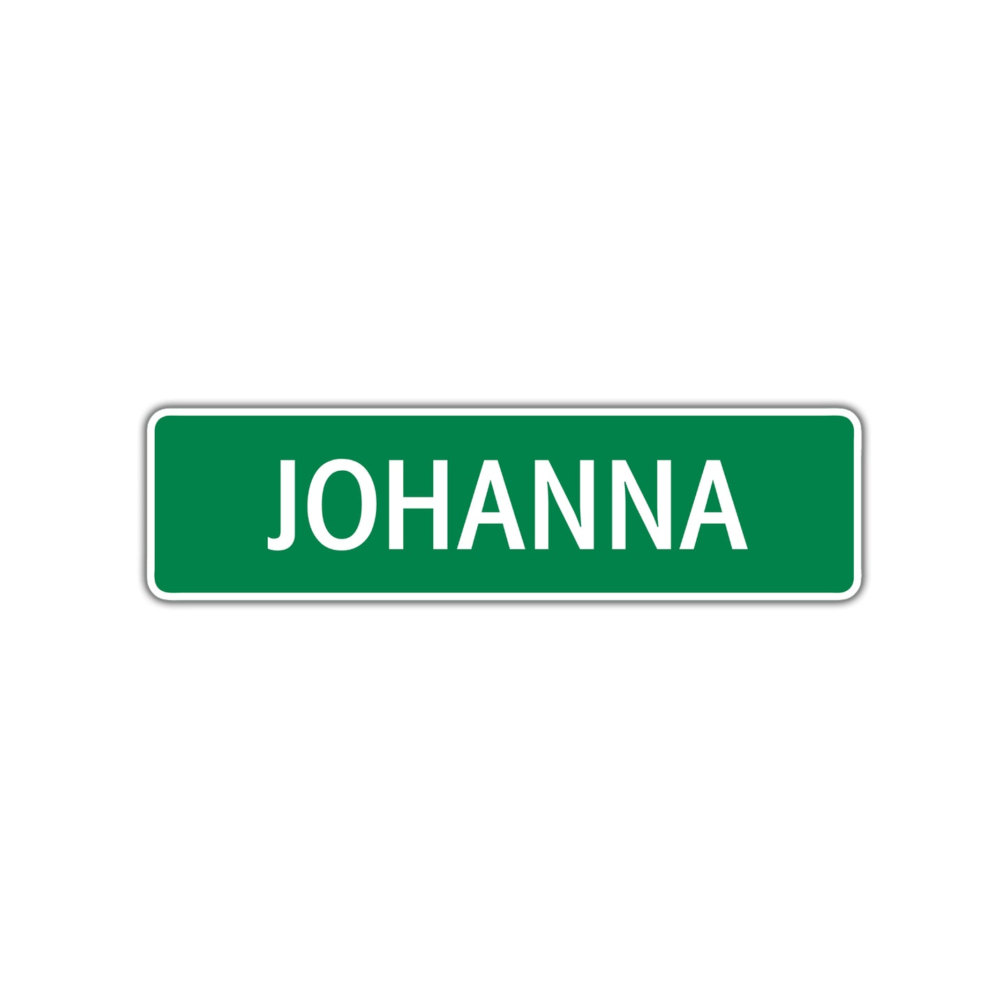 Johanna Street Sign Plate