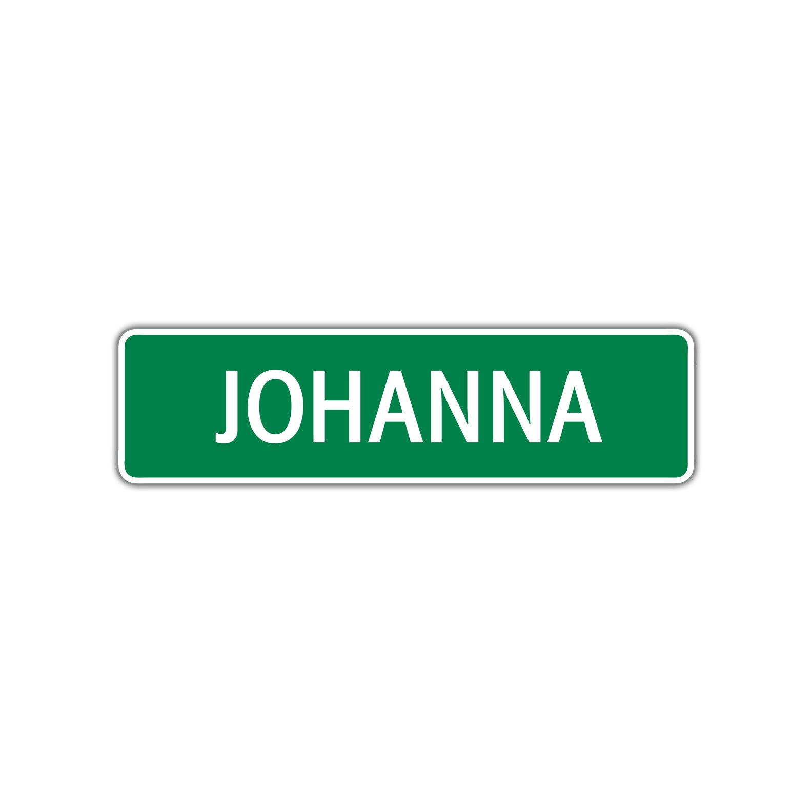 Johanna Street Sign Plate