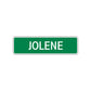Jolene Street Sign Plate