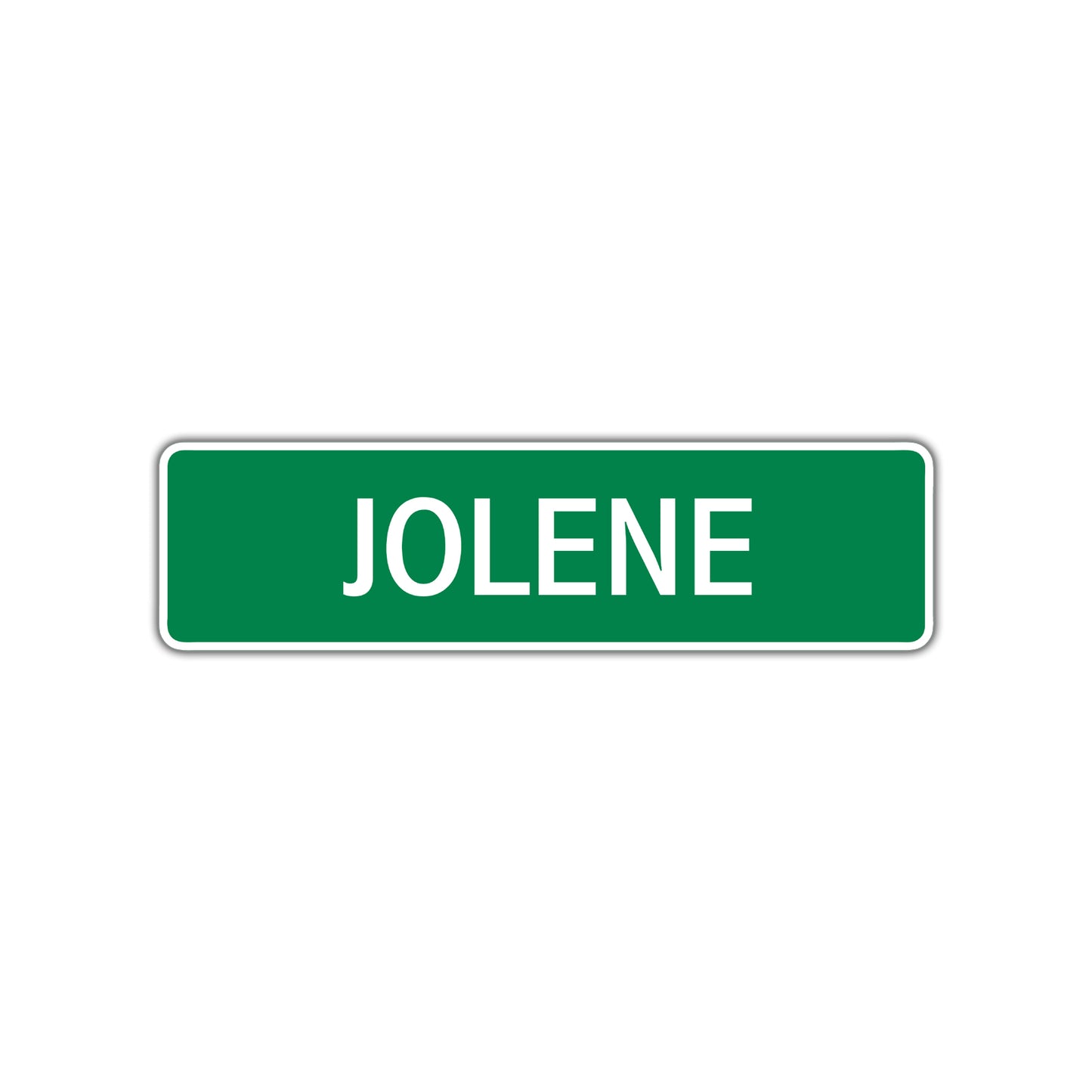 Jolene Street Sign Plate