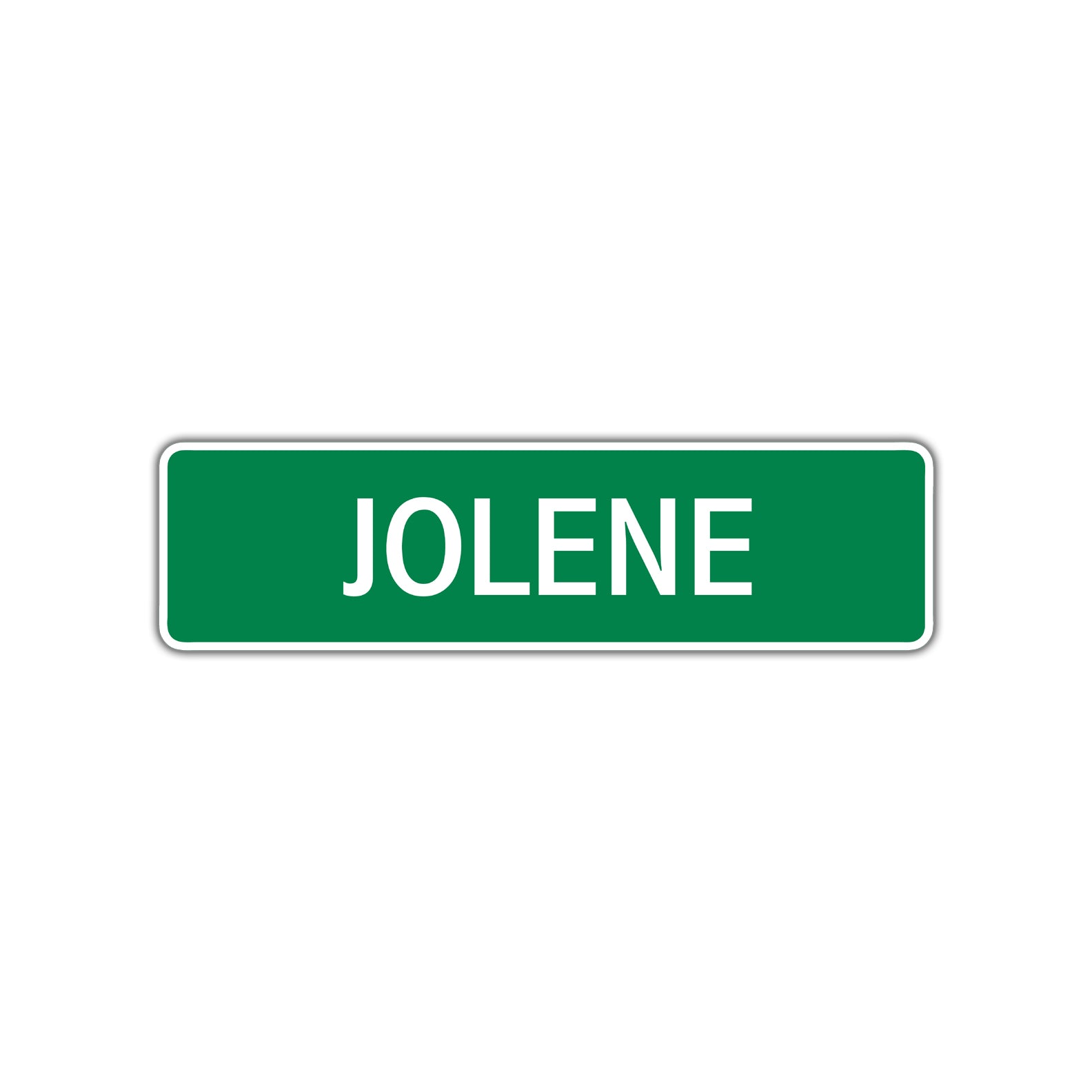 Jolene Street Sign Plate