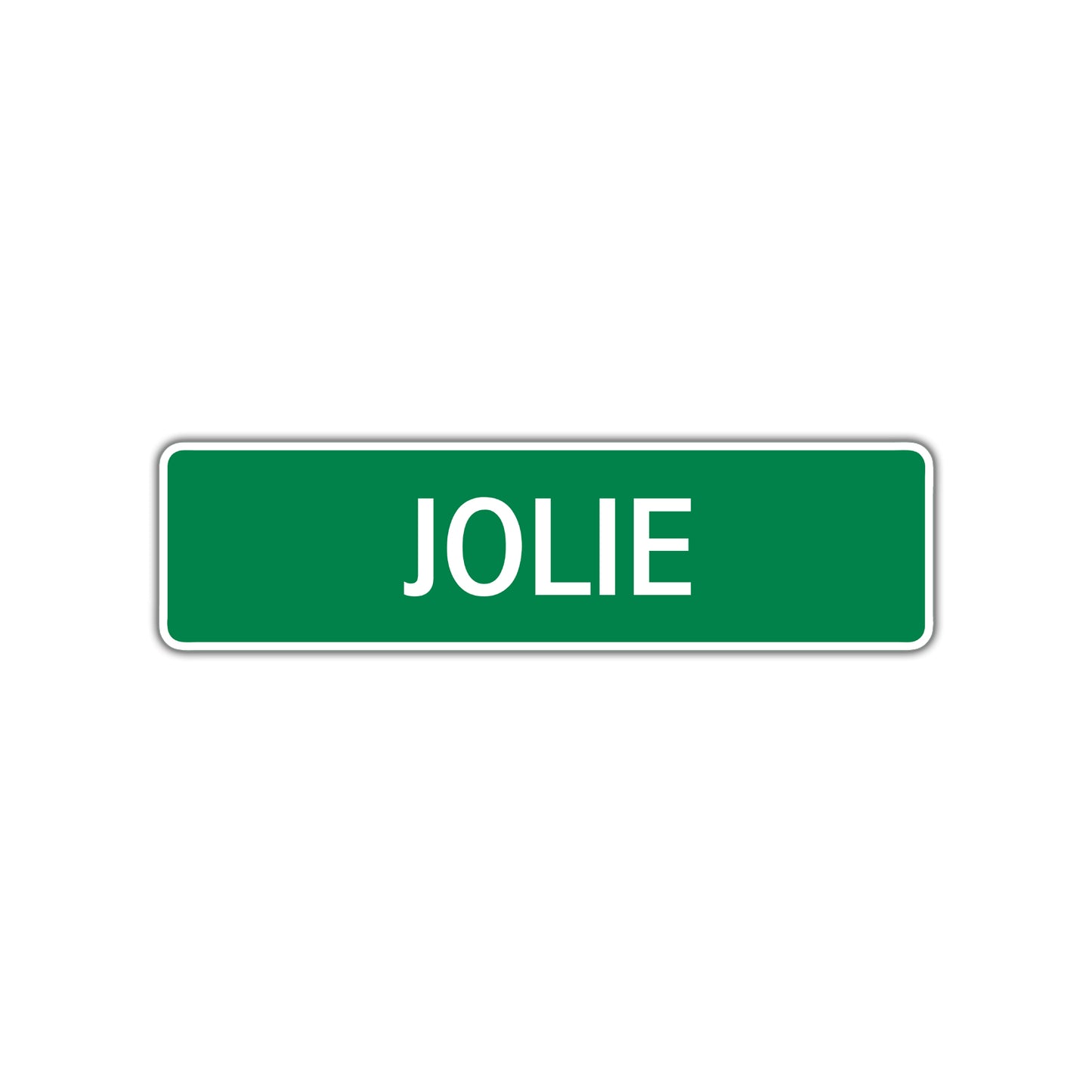Jolie Street Sign Plate
