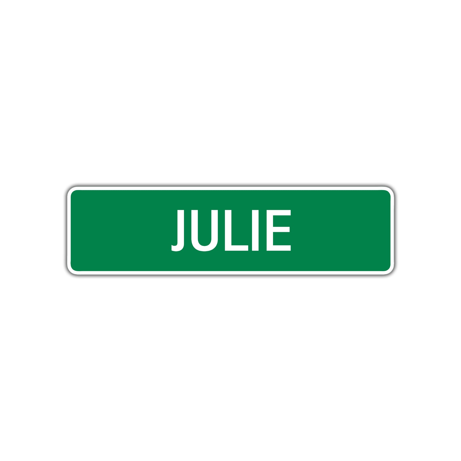 Julie Street Sign Plate