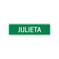 Julieta Street Sign Plate