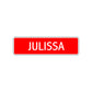 Julissa Street Sign
