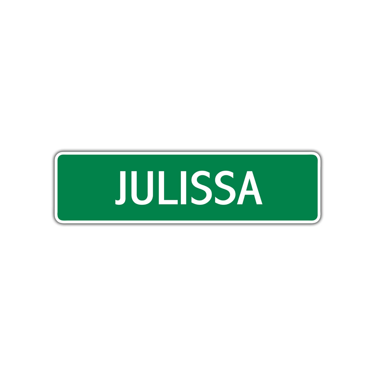 Julissa Street Sign Plate
