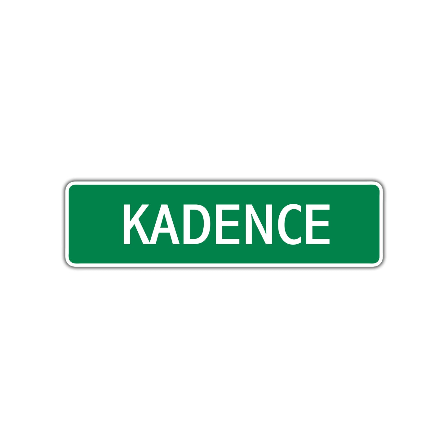 Kadence Street Sign