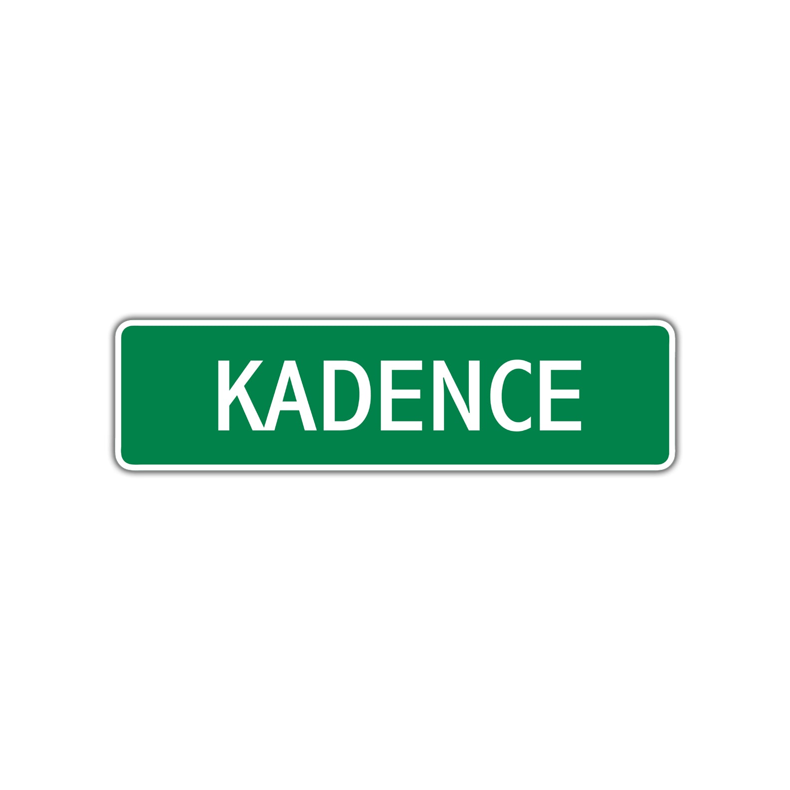 Kadence Street Sign