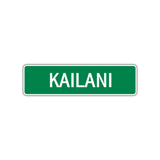Kailani Street Sign