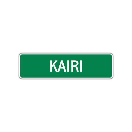 Kairi Street Sign