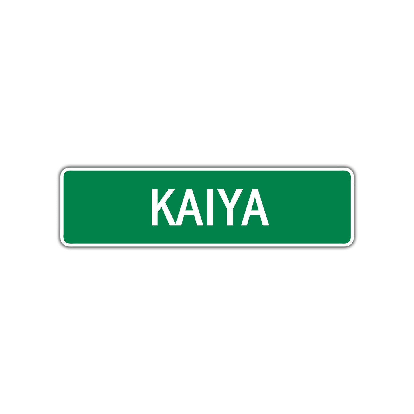 Kaiya Street Sign