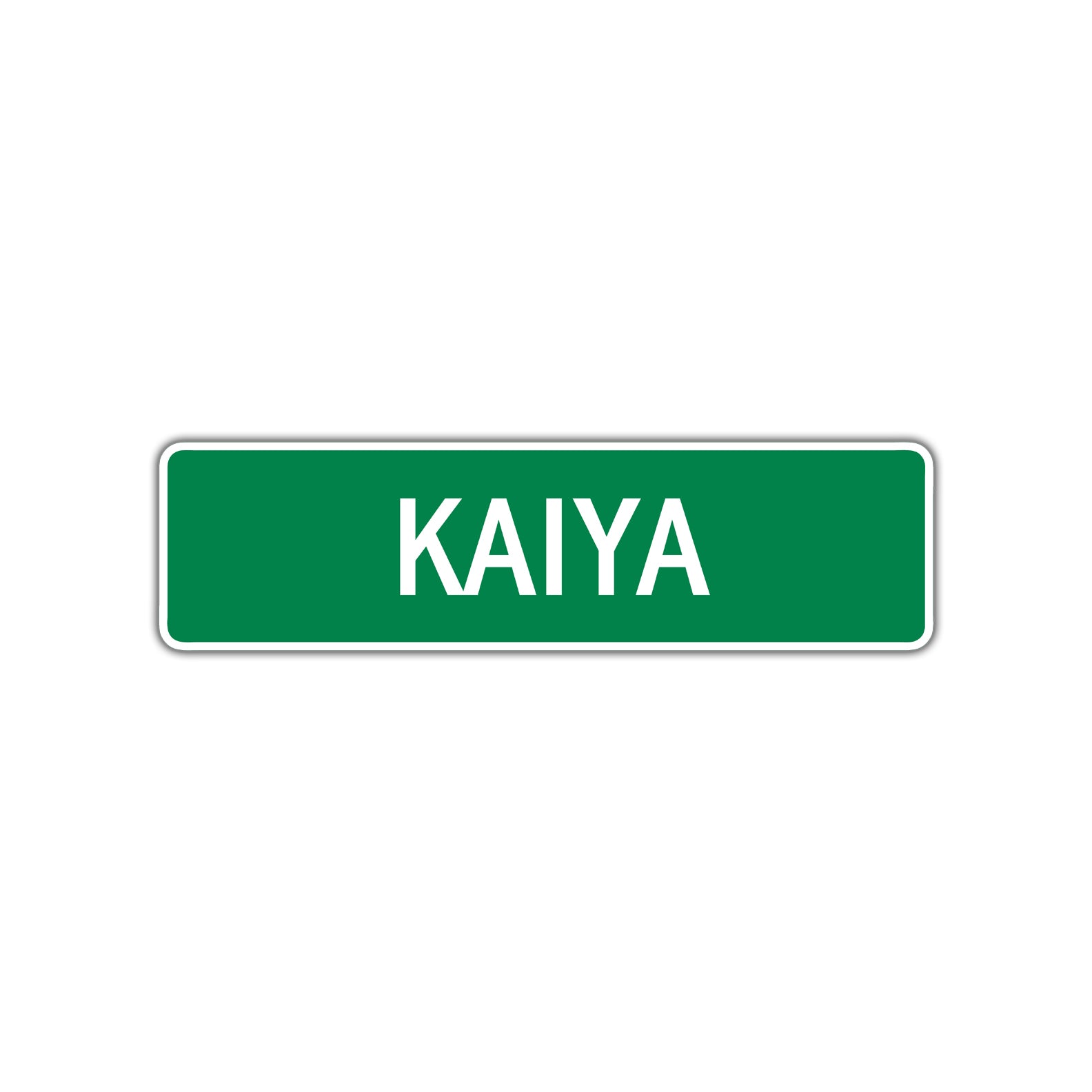 Kaiya Street Sign