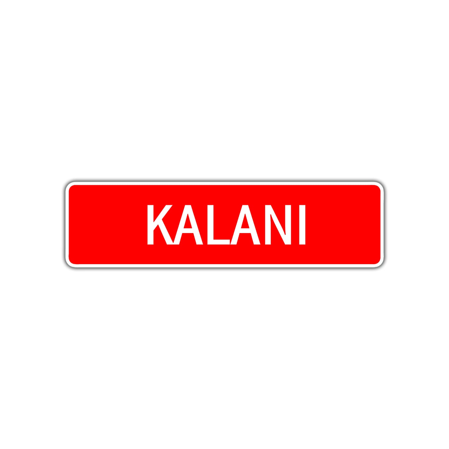 Kalani Street Sign