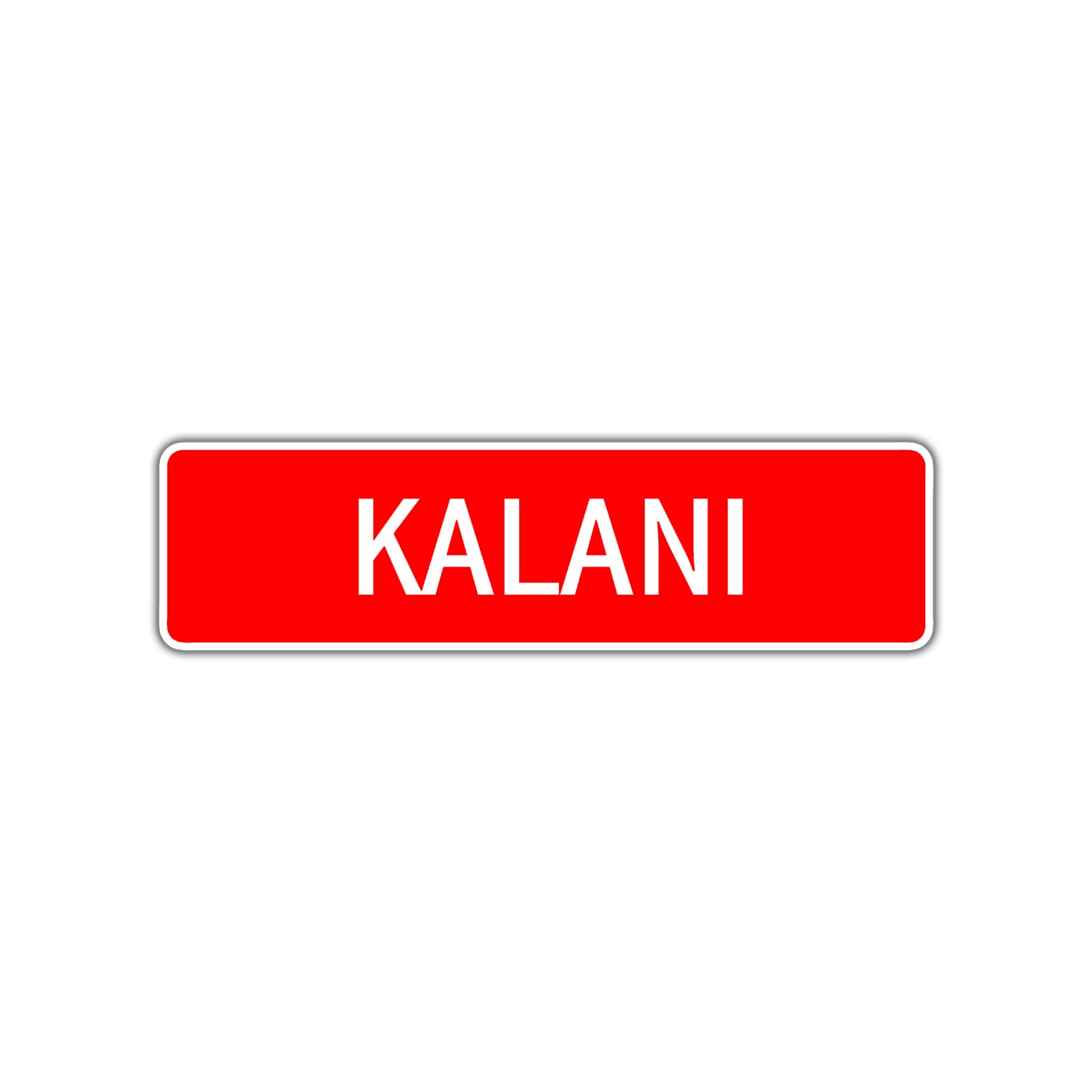 Kalani Street Sign