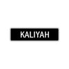 Kaliyah Street Metal Sign  