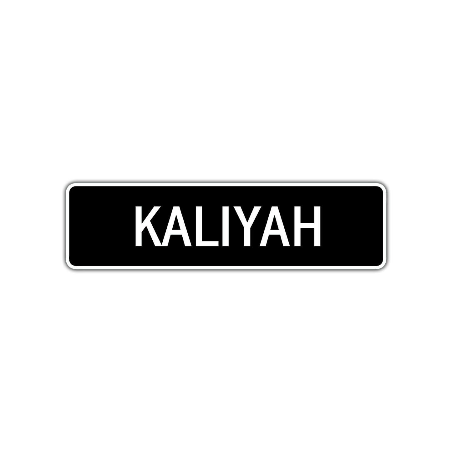 Kaliyah Street Metal Sign  