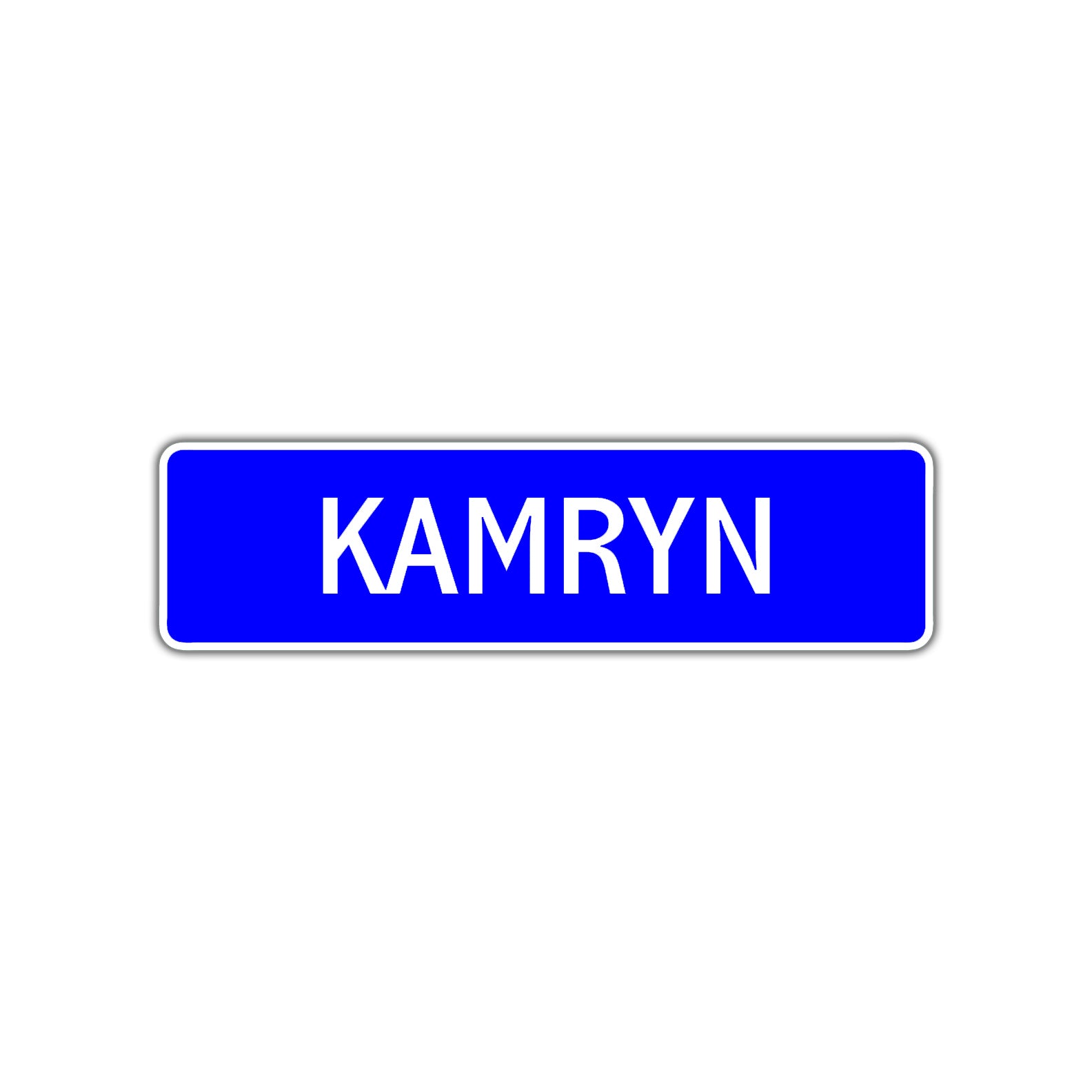 Kamryn Street Metal Sign Plate