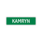 Kamryn Street Sign Plate