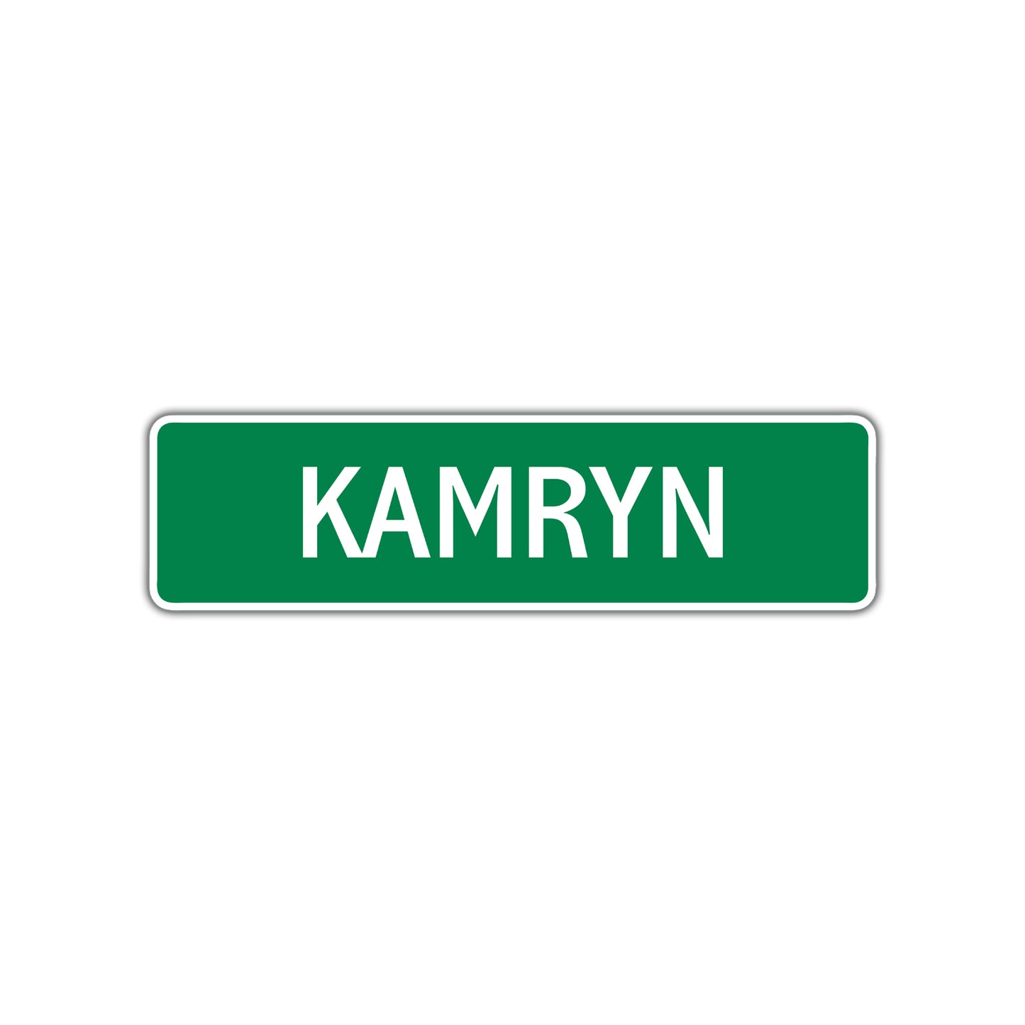 Kamryn Street Sign Plate