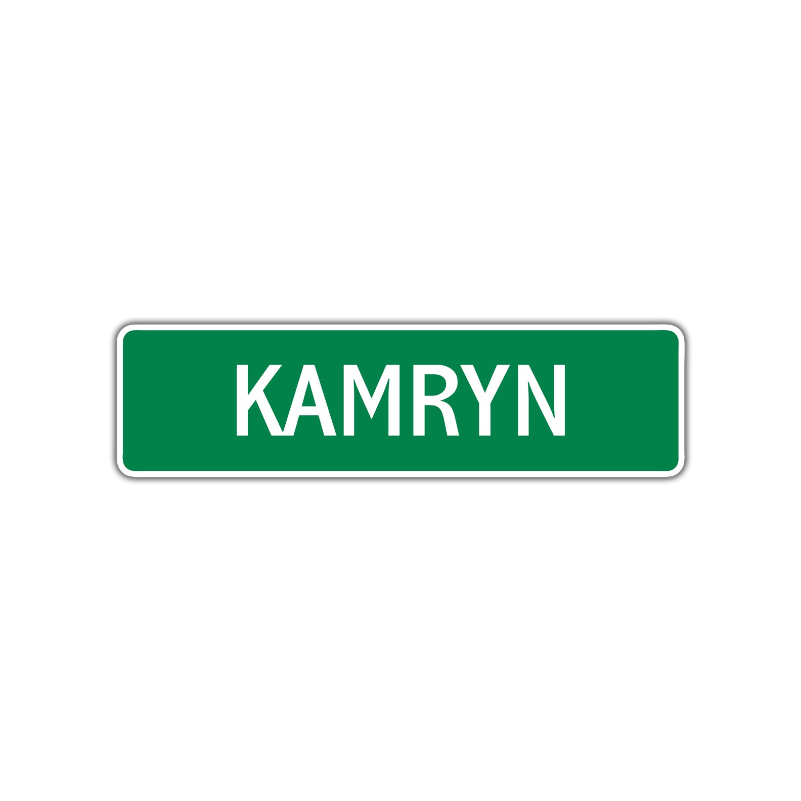 Kamryn Street Sign Plate