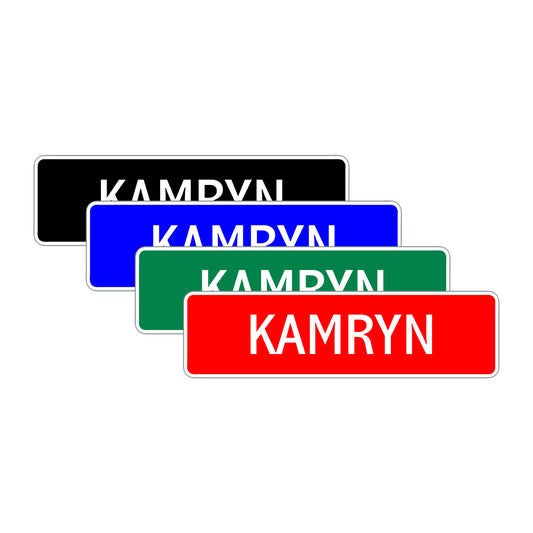 Kamryn Street Signs