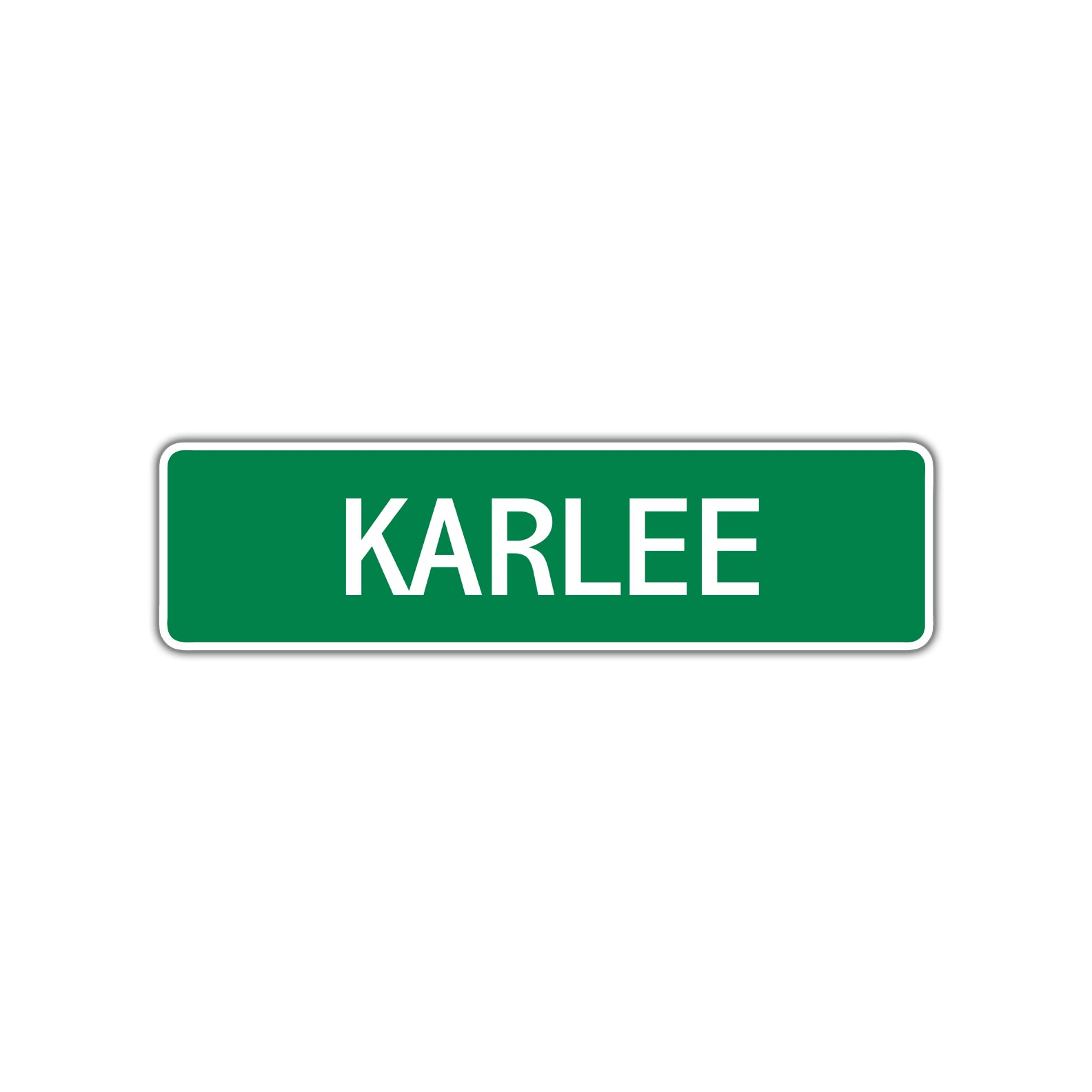 Karlee Street Sign