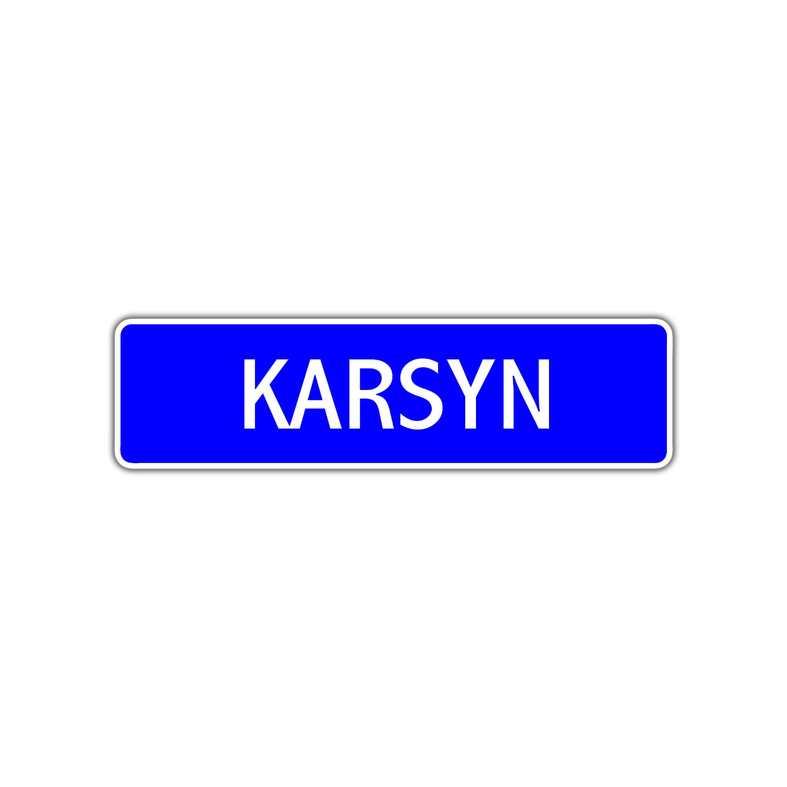 Karsyn Street Metal Sign Plate