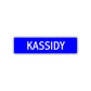 Kassidy Street Metal Sign Plate