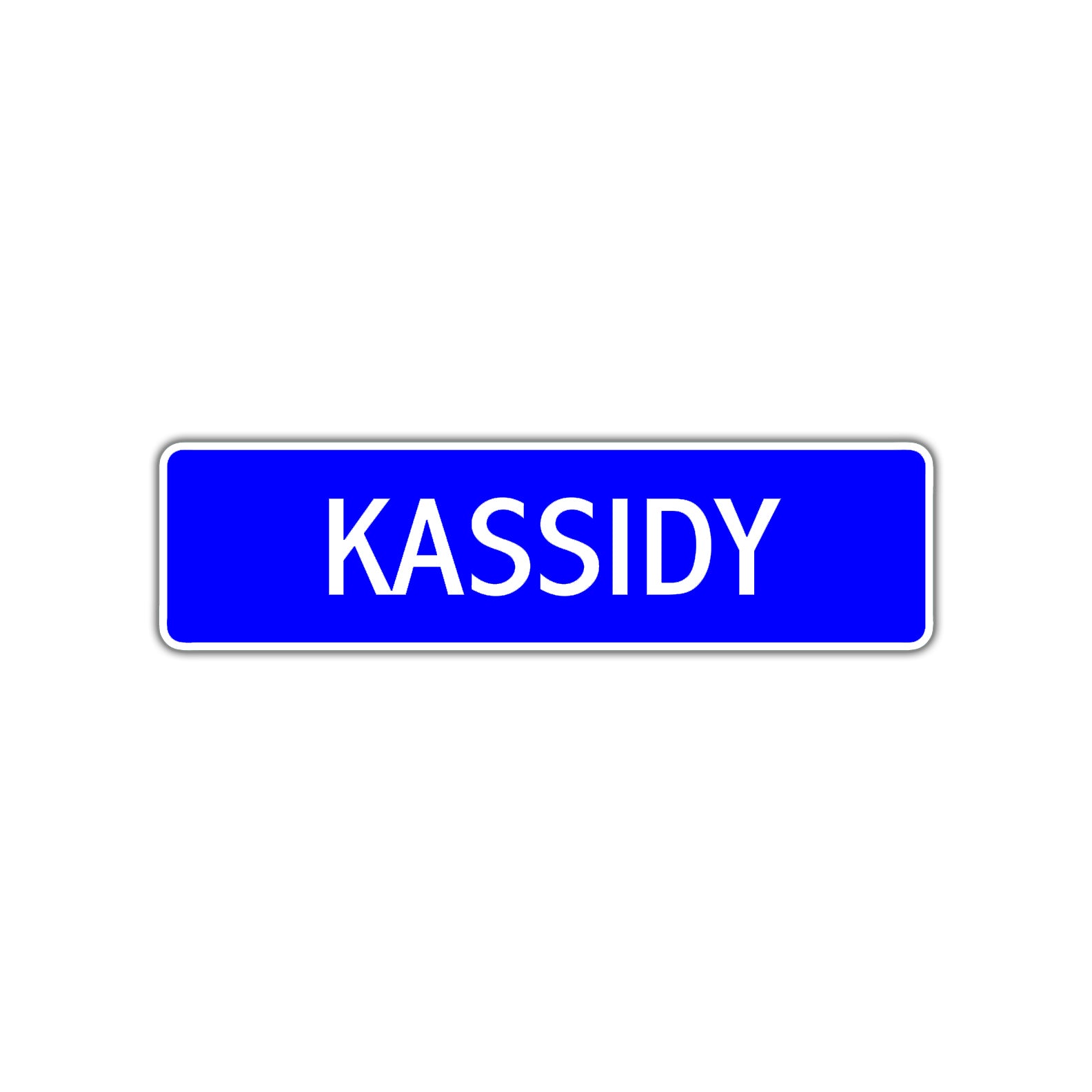 Kassidy Street Metal Sign Plate