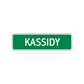 Kassidy Street Sign Plate