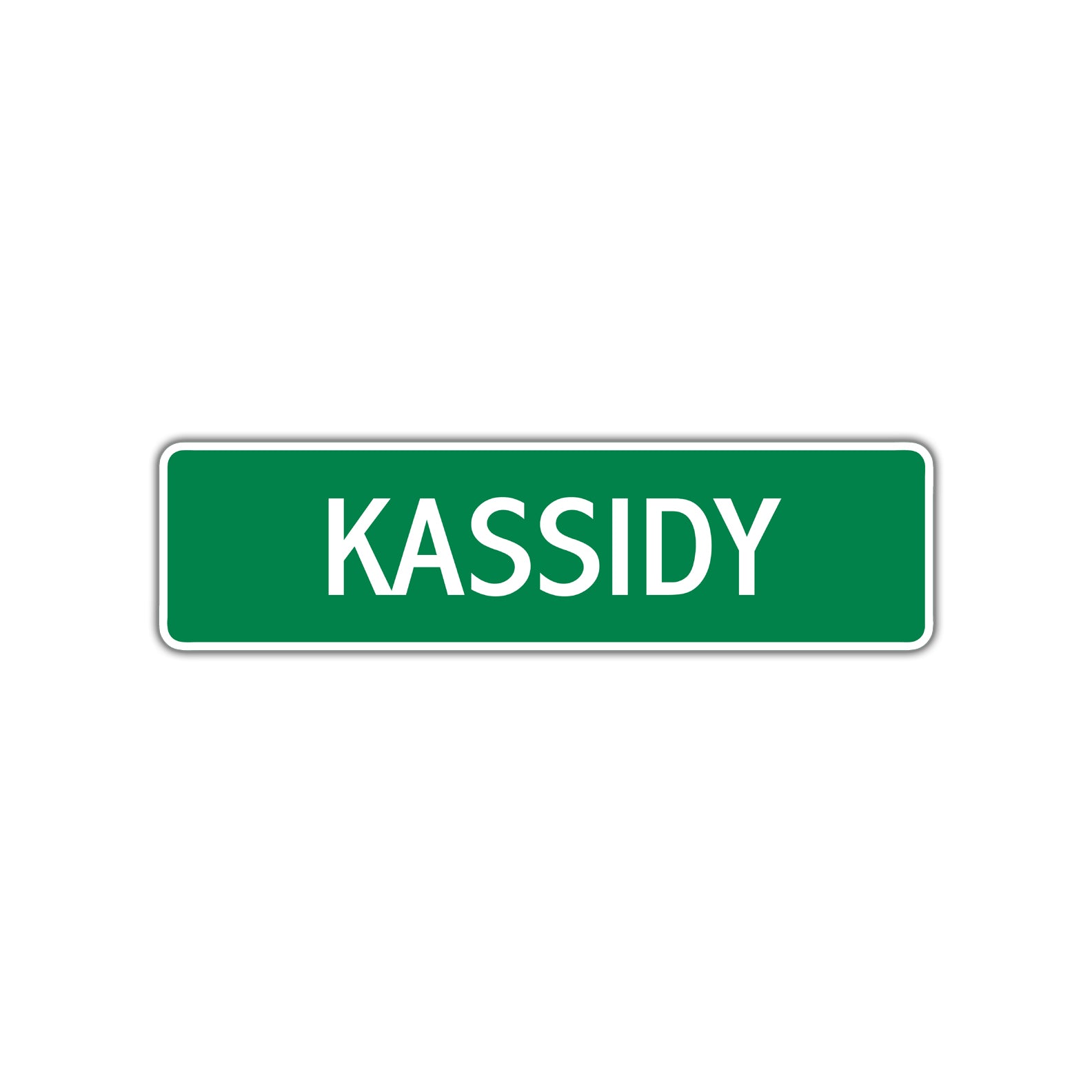 Kassidy Street Sign Plate