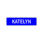 Katelyn Street Metal Sign Plate