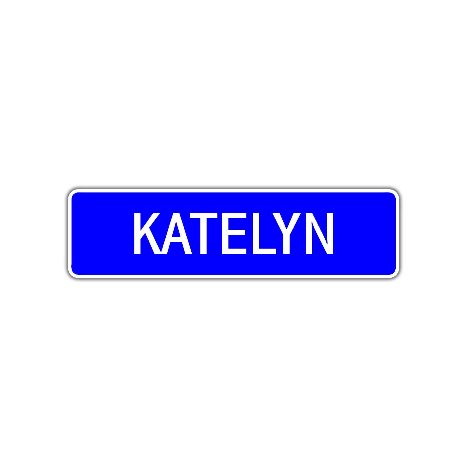 Katelyn Street Metal Sign Plate