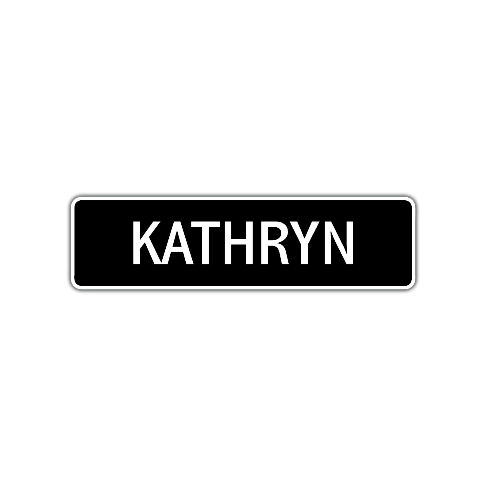 Kathryn Street Metal Sign  
