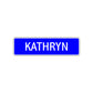 Kathryn Street Metal Sign Plate