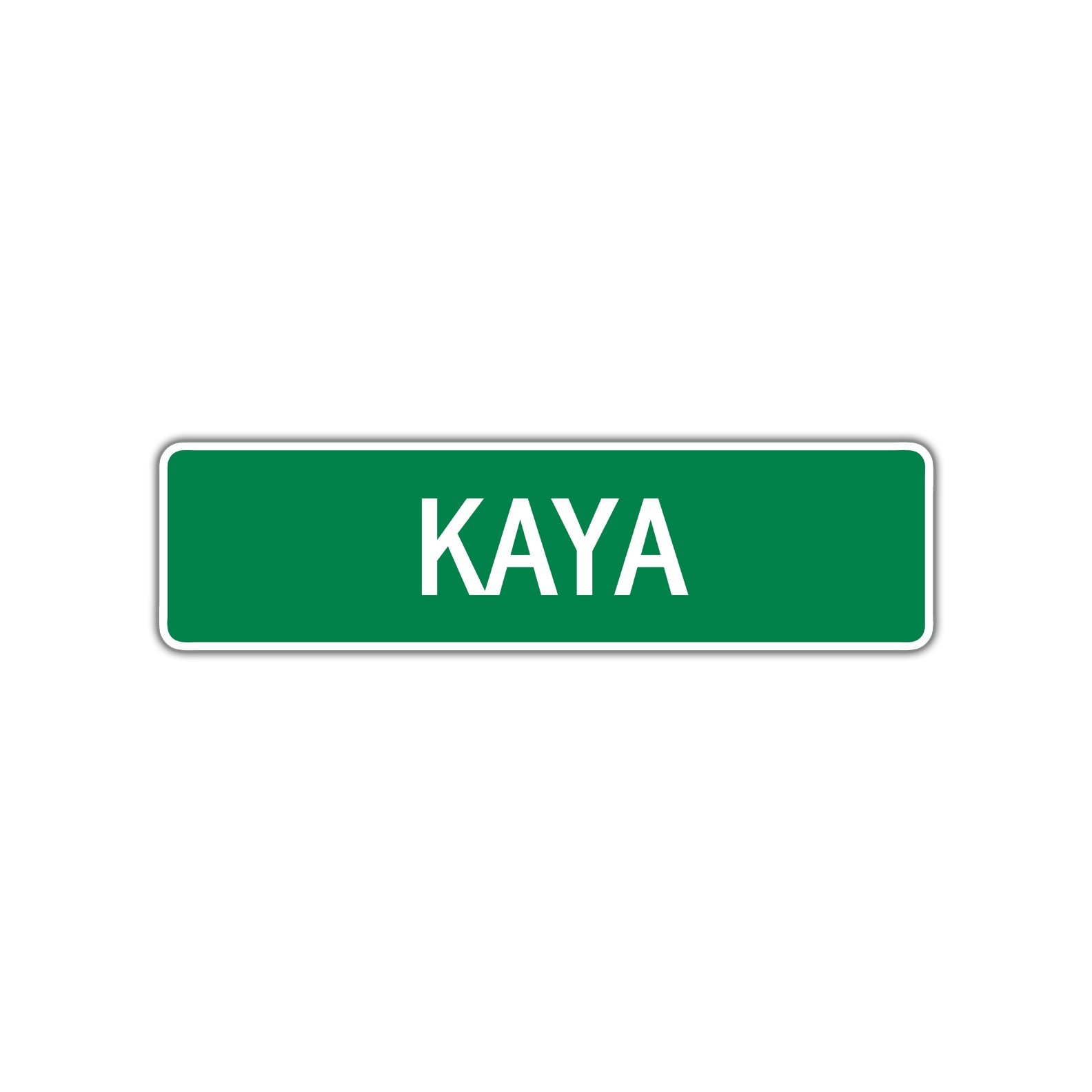 Kaya Street Sign