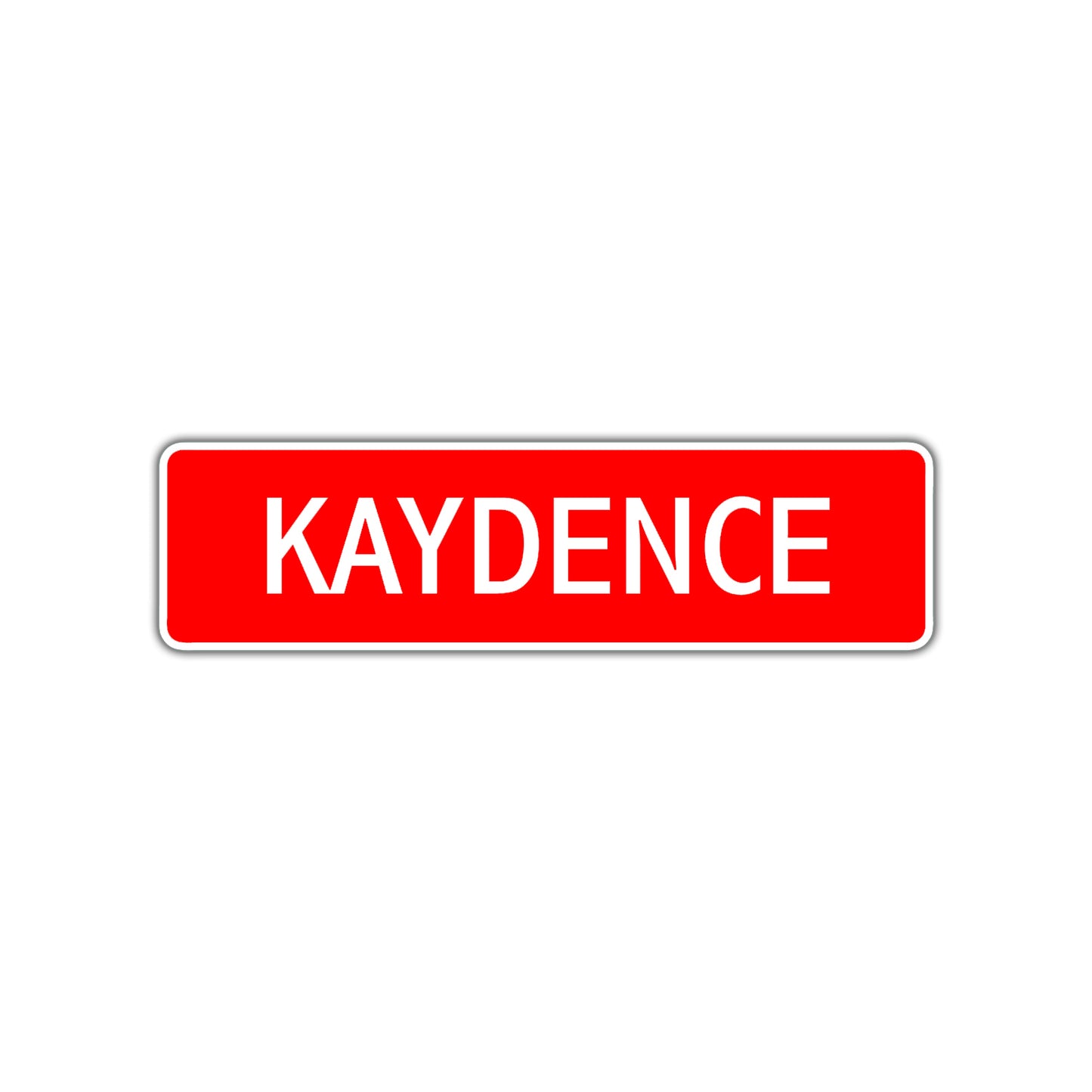 Kaydence Street Sign Plate