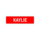 Kaylie Street Sign