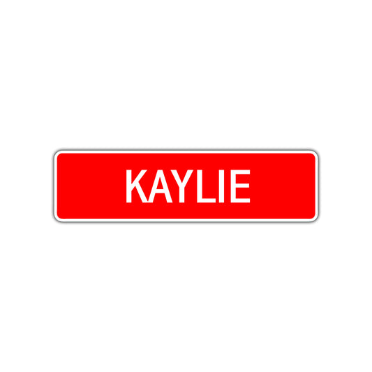 Kaylie Street Sign