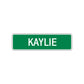 Kaylie Street Sign Plate