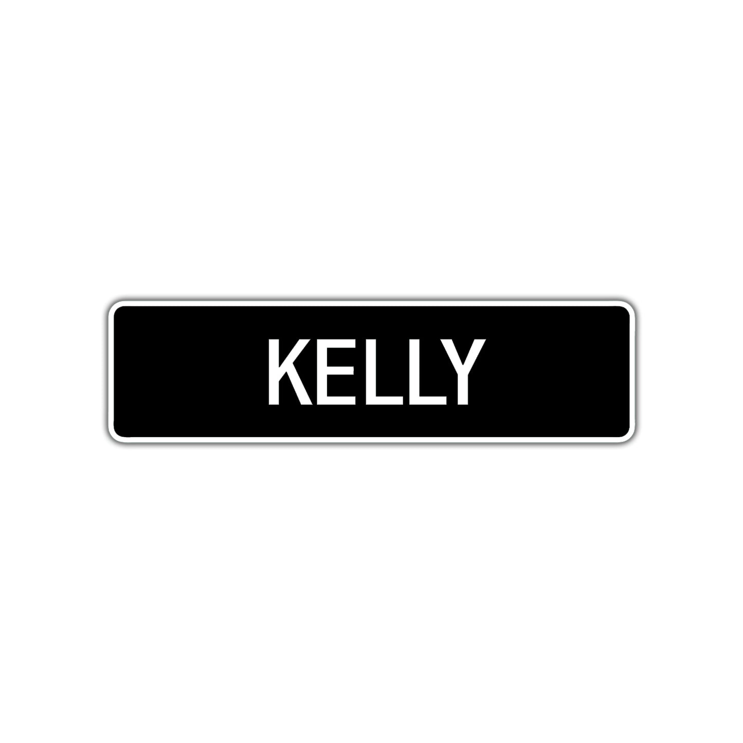 Kelly Street Metal Sign