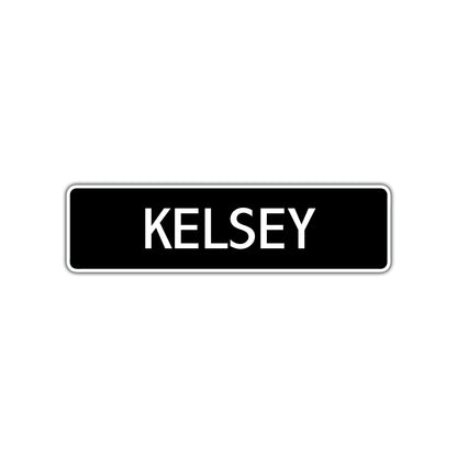 Kelsey Street Metal Sign 