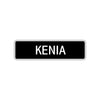 Kenia Street Metal Sign  