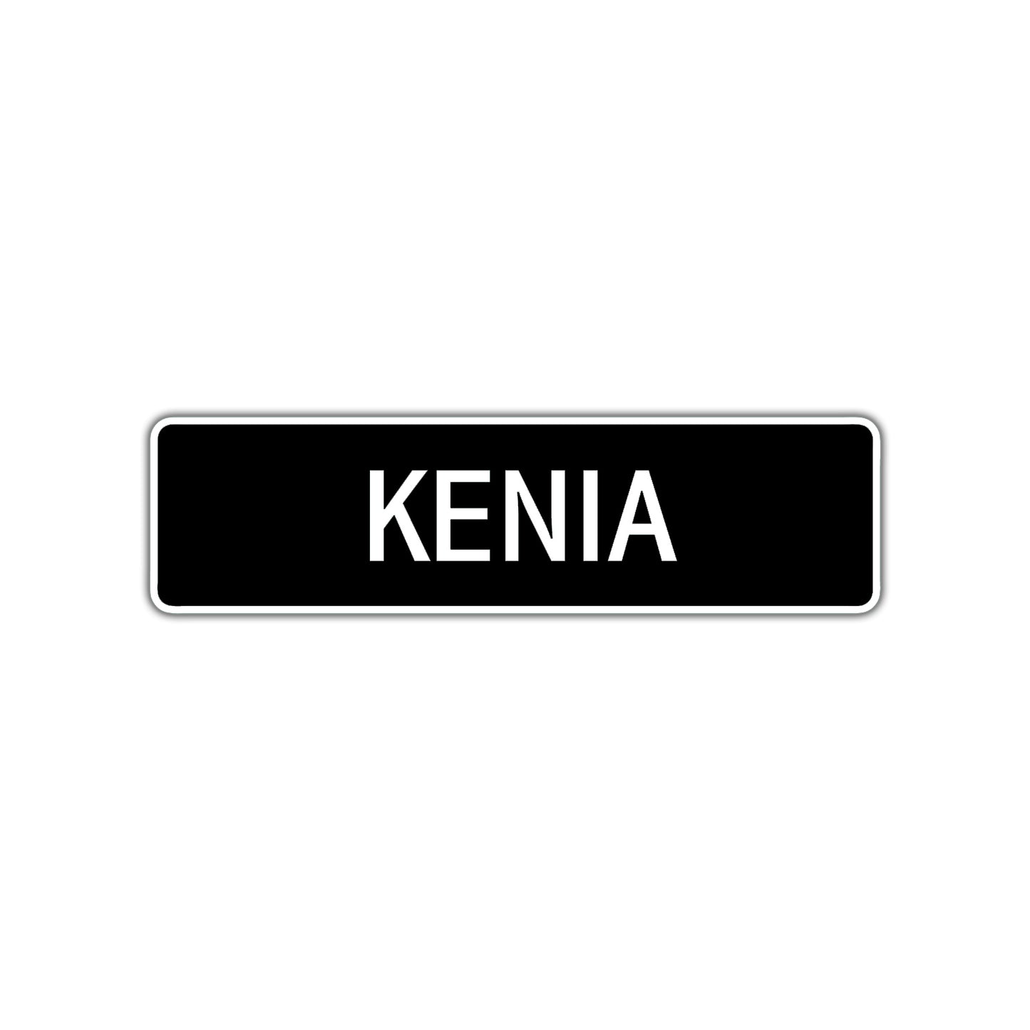 Kenia Street Metal Sign  