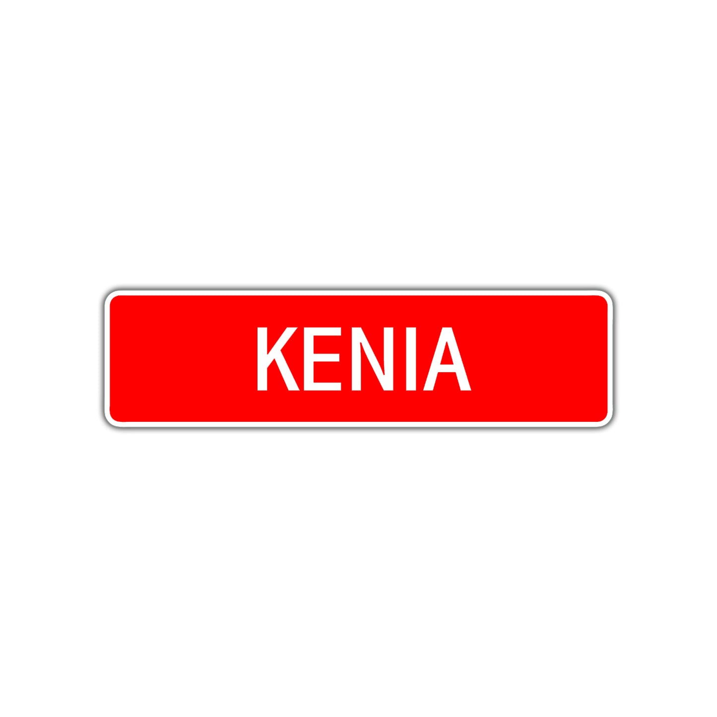 Kenia Street Sign