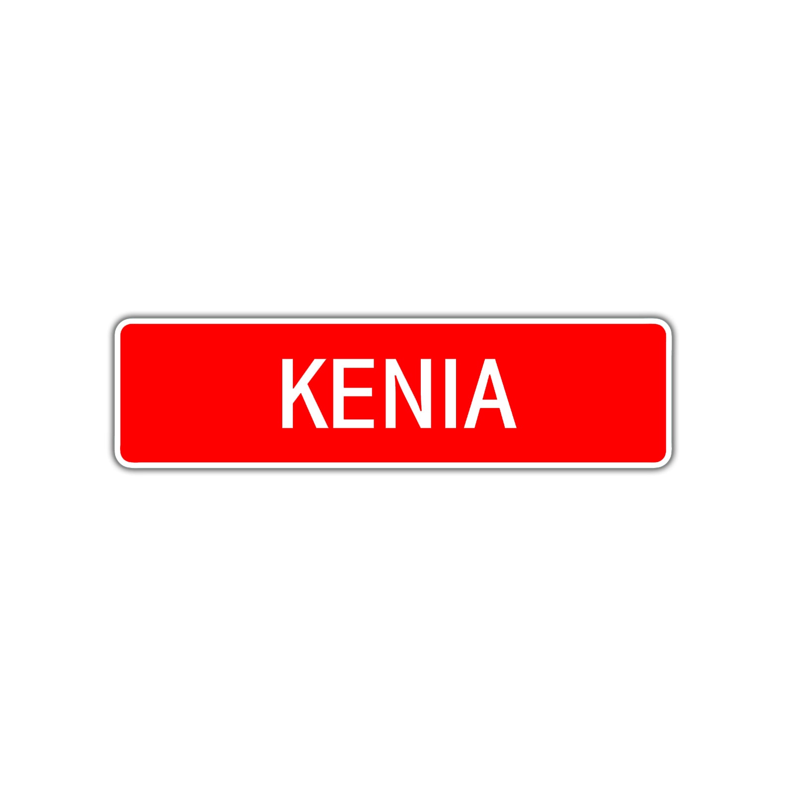 Kenia Street Sign