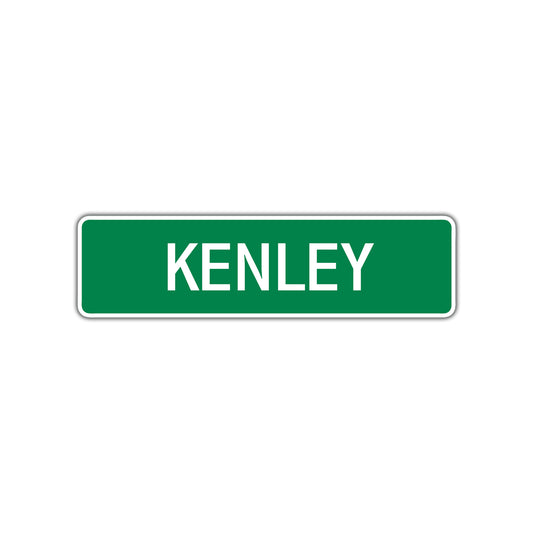 Kenley Street Sign 