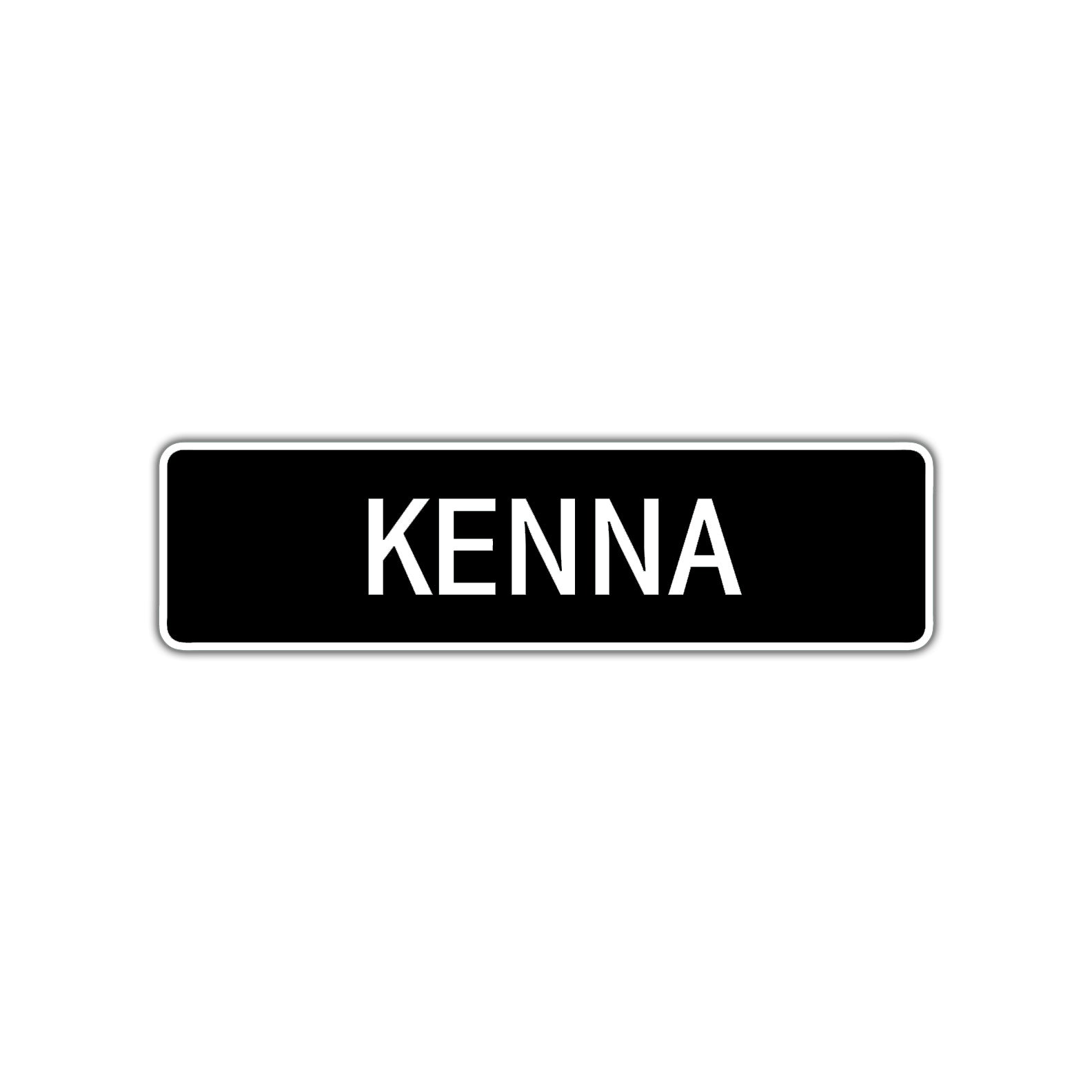Kenna Street Metal Sign 