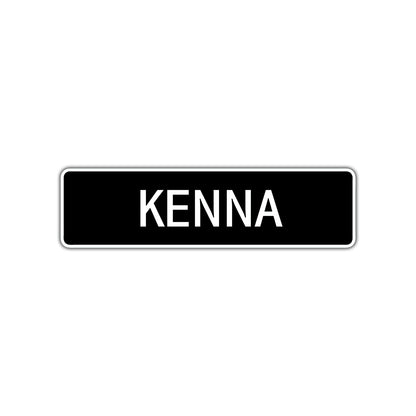 Kenna Street Metal Sign 